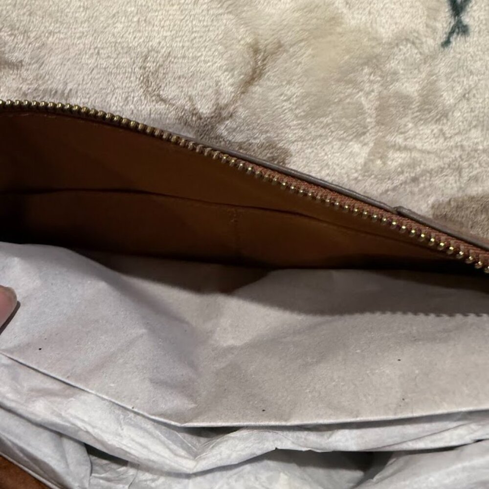 Fossil Skylar Crossbody Shoulder Bag Brown Leather - Picture 5 of 10